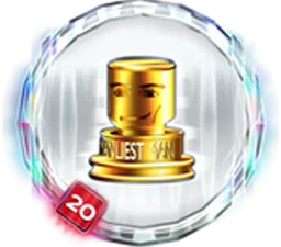 Manliest Man Award badge icon — The Hunt: Roblox 20 main reward for 2012
